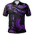 Pohnpei Custom Polo Shirt Polynesian Tattoo Purple Version Unisex Purple - Polynesian Pride