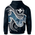 Polynesian Hawaii Zip up Hoodie Ocean Style - Polynesian Pride