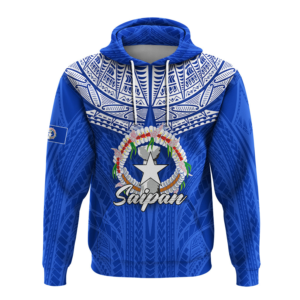 Custom Northern Mariana Islands Saipan Hoodie LT12 - Polynesian Pride