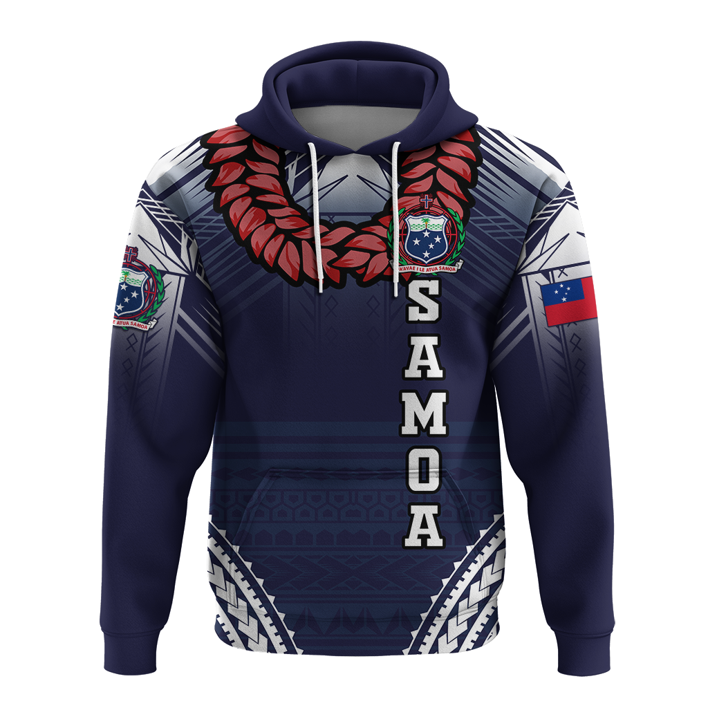 Samoan Ula Fala Art Hoodie - LT12 - Polynesian Pride