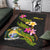 Nauru Polynesian Area Rug - Plumeria Tribal - Polynesian Pride