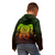 American Samoa Polynesian Zip up Hoodie Vintage Polynesian Turtle (Reggae) - Polynesian Pride