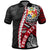 Tonga Polynesian Custom Polo Shirt Wave Tattoo Unisex Black - Polynesian Pride