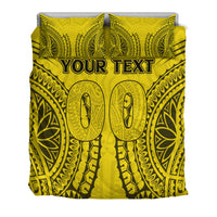 (Custom Personalised) Cook Islands Aitutaki Bedding Set - Tribal Pattern - LT12 - Polynesian Pride