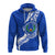 Pohnpei Hoodie Micronesia Pride Blue LT12 - Polynesian Pride