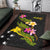 Papua New Guinea Polynesian Area Rug - Plumeria Tribal - Polynesian Pride