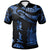 New Caledonia Custom Polo Shirt Polynesian Tattoo Blue Version Unisex Blue - Polynesian Pride