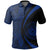 Hawaii Polynesian Polo Shirt Blue Circle Style - Polynesian Pride