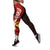 Hawaii Polynesian Legging - Coat Of Arm With Hibiscus Red - Polynesian Pride