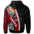 Tonga Polynesian Zip up Hoodie Wave Tattoo - Polynesian Pride