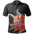 Tahiti Polynesian Polo Shirt Hibiscus Coat of Arm Black Unisex BLACK - Polynesian Pride