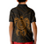 American Samoa Polynesian Polo Shirt Vintage Polynesian Turtle (Golden) - Polynesian Pride