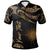 Marshall Islands Custom Polo Shirt Polynesian Tattoo Gold Version Unisex Gold - Polynesian Pride