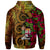 Fiji Polynesian Custom Hoodie Hibiscus Vintage - Polynesian Pride