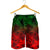 Polynesian Men's Shorts - Red Hibiscus Patterns - Polynesian Pride