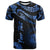 Hawaii Polynesian Custom T Shirt Polynesian Tattoo Blue Version Unisex Blue - Polynesian Pride