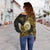 Hawaii Women's Off Shoulder Sweaters - Abstract Style - Polynesian Pride