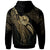 Tahiti Polynesian Zip Hoodie Legend Gold Version - Polynesian Pride