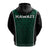 Hawaii Volleyball Green Warrior Hoodie LT2 - Polynesian Pride