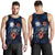 Marshall Islands Polynesian Men Tank Top - Blue Turtle Hibiscus Blue - Polynesian Pride