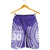 (Custom Personalised) Cook Islands Rarotonga Men Short - Purple Tribal Pattern - LT12 - Polynesian Pride