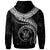 Niue Polynesian Custom Hoodie Niue Waves (White) - Polynesian Pride