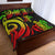 Cook Islands Quilt Bed Set - Reggae Tentacle Turtle - Polynesian Pride