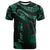 Hawaii Polynesian Custom T Shirt Polynesian Tattoo Green Version Unisex Art - Polynesian Pride