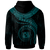 Polynesian Hawaii Custom Hoodie Hawaiian Waves (Turquoise) - Polynesian Pride