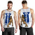 Guam Men's Tank Top - Chamorro With Puntan Blue Color - Polynesian Pride