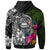 American Samoa Hoodie Turtle Plumeria Banana Leaf - Polynesian Pride