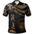 Hawaii Custom Polo Shirt Polynesian Tattoo Gold Version Unisex Gold - Polynesian Pride