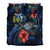 Solomon Islands Polynesian Bedding Set - Blue Turtle Hibiscus - Polynesian Pride