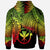 Polynesian Hawaii Custom Zip up Hoodie Tribal Wave Tattoo Reggae - Polynesian Pride