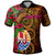 Tahiti Polynesian Custom Polo Shirt Hibiscus Vintage Unisex Orange - Polynesian Pride