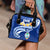 Guam Personalised Shoulder Handbag - Guam Seal Polynesian Patterns Plumeria (Blue) One Size Blue - Polynesian Pride