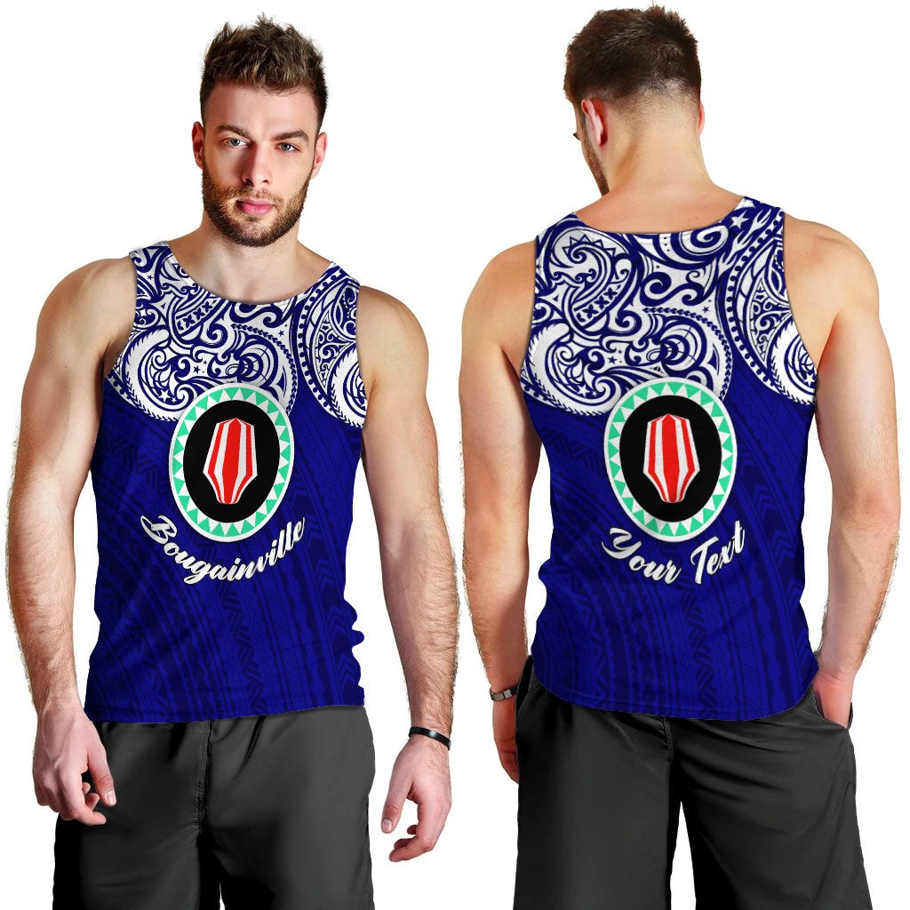 (Custom Personalised) Papua New Guinea Bougainville Pride Men Tank Top - LT12 - Polynesian Pride