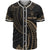 Niue Polynesian Custom Personalised Baseball Shirt - Gold Tribal Wave Unisex Gold - Polynesian Pride