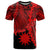 Nauru Polynesian Custom T Shirt Tribal Wave Tattoo Red Unisex Red - Polynesian Pride