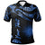 Marshall Islands Custom Polo Shirt Polynesian Tattoo Blue Version Unisex Blue - Polynesian Pride