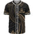 Vanuatu Polynesian Custom Personalised Baseball Shirt - Gold Tribal Wave Unisex Gold - Polynesian Pride