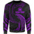 Samoa Polynesian Custom Personalised Sweater - Purple Tribal Wave Unisex Purple - Polynesian Pride