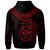 Polynesian Hawaii Kanaka Maoli Custom Hoodie Hawaiian Waves (Red) - Polynesian Pride