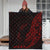 Samoa Premium Quilt - Custom Personalised Polynesian Pattern Style Red Color - Polynesian Pride