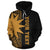 Nauru Polynesian Custom Hoodie Gold Line - Polynesian Pride