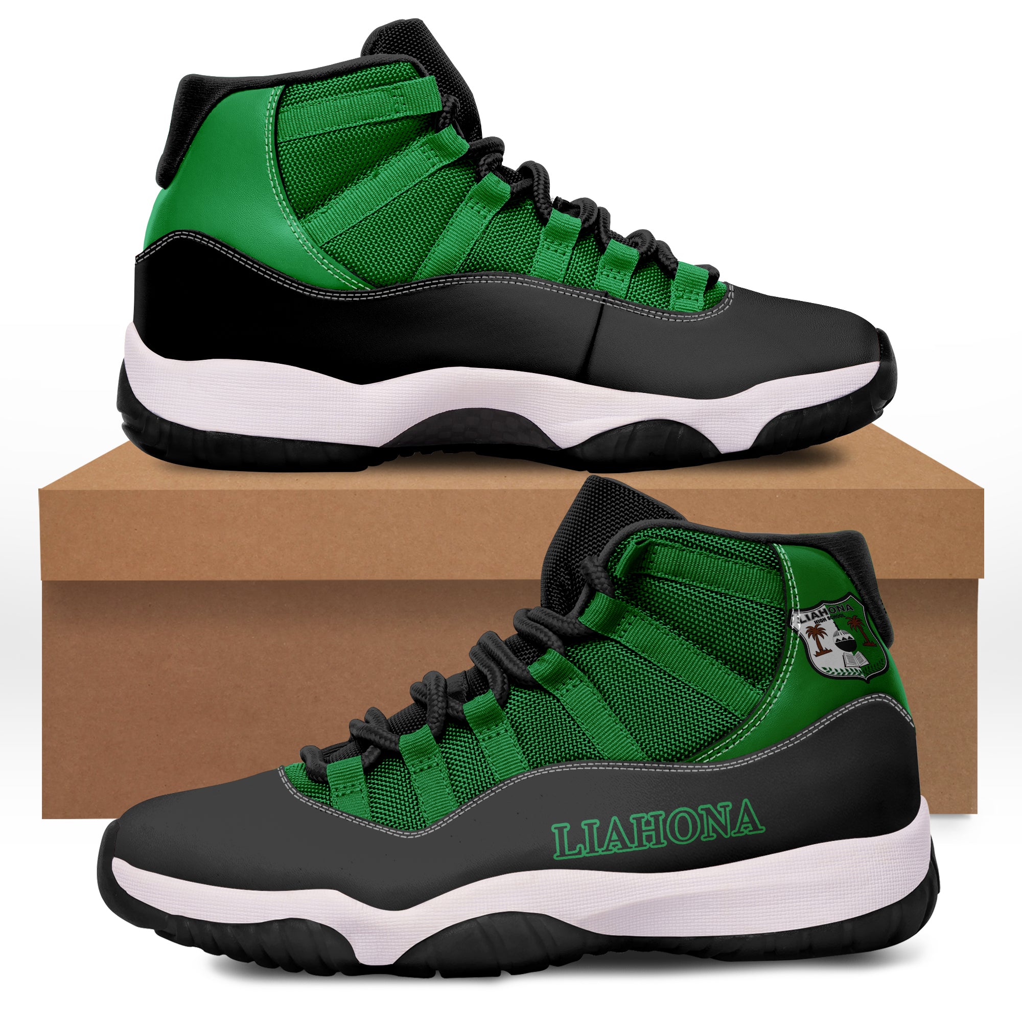 Liahona Sneaker J.11 Style No.4 LT6 Green - Polynesian Pride