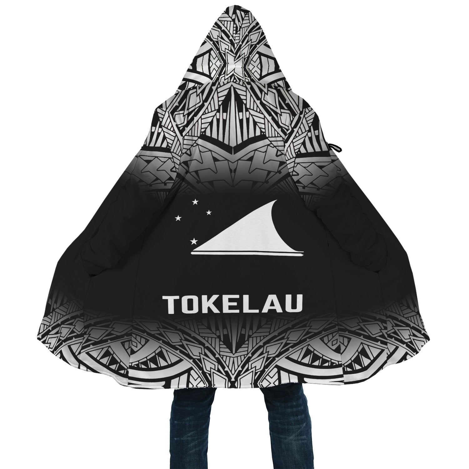 Tokelau Cloak - Fog Black Style Unisex Black - Polynesian Pride