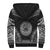 American Samoa Sherpa Hoodie - Polynesian Chief Black Version - Polynesian Pride