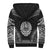 French Polynesia Sherpa Hoodie - Polynesian Chief Black Version - Polynesian Pride