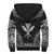 Kanaka Maoli Sherpa Hoodie - Polynesian Chief Black Version - Polynesian Pride